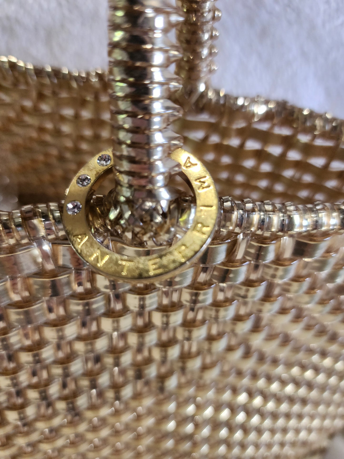 Anteprima Intreccio Tote bag Gold