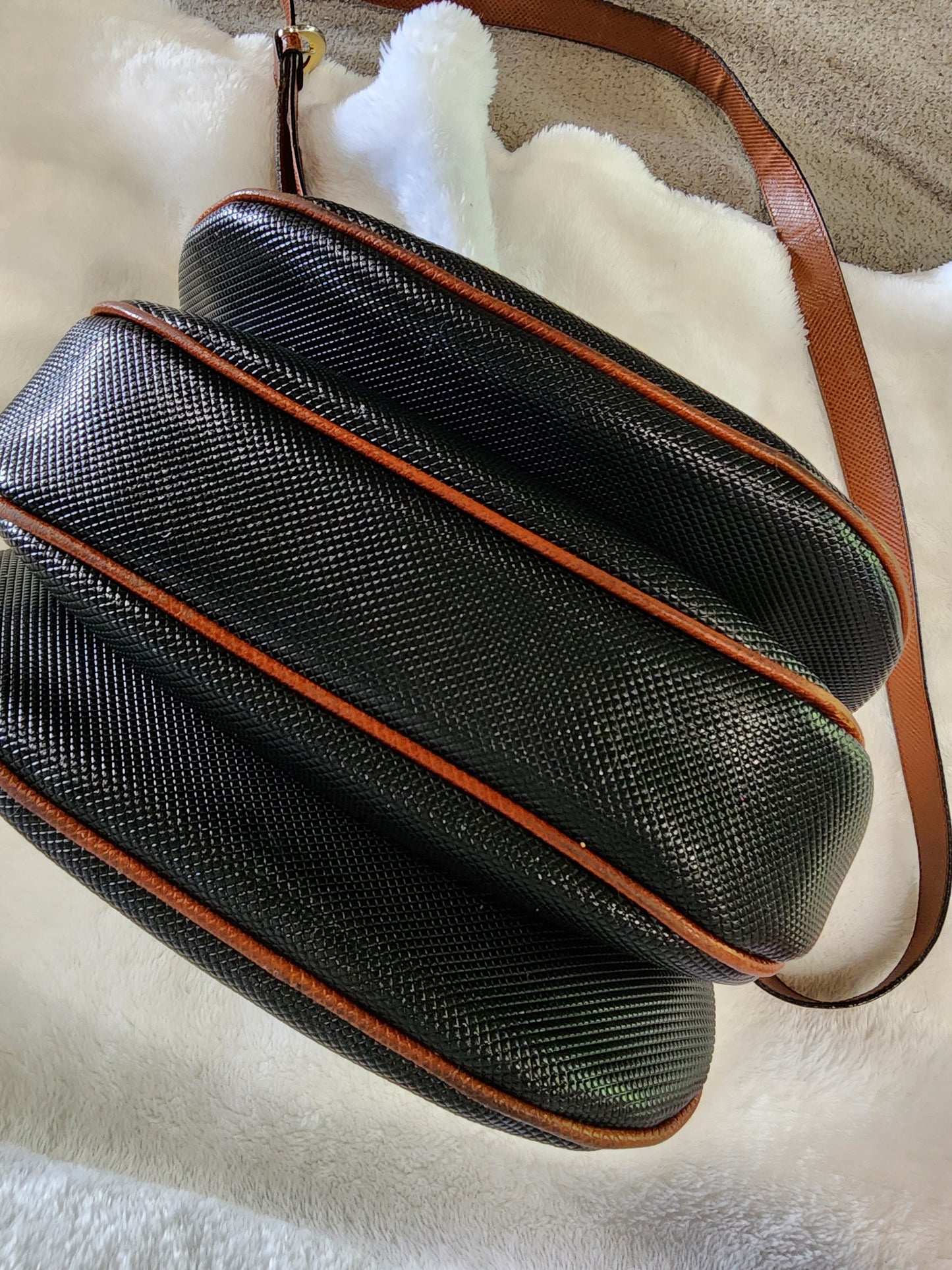 Bottega Venetta Crossbody Saddle Bag Vintage