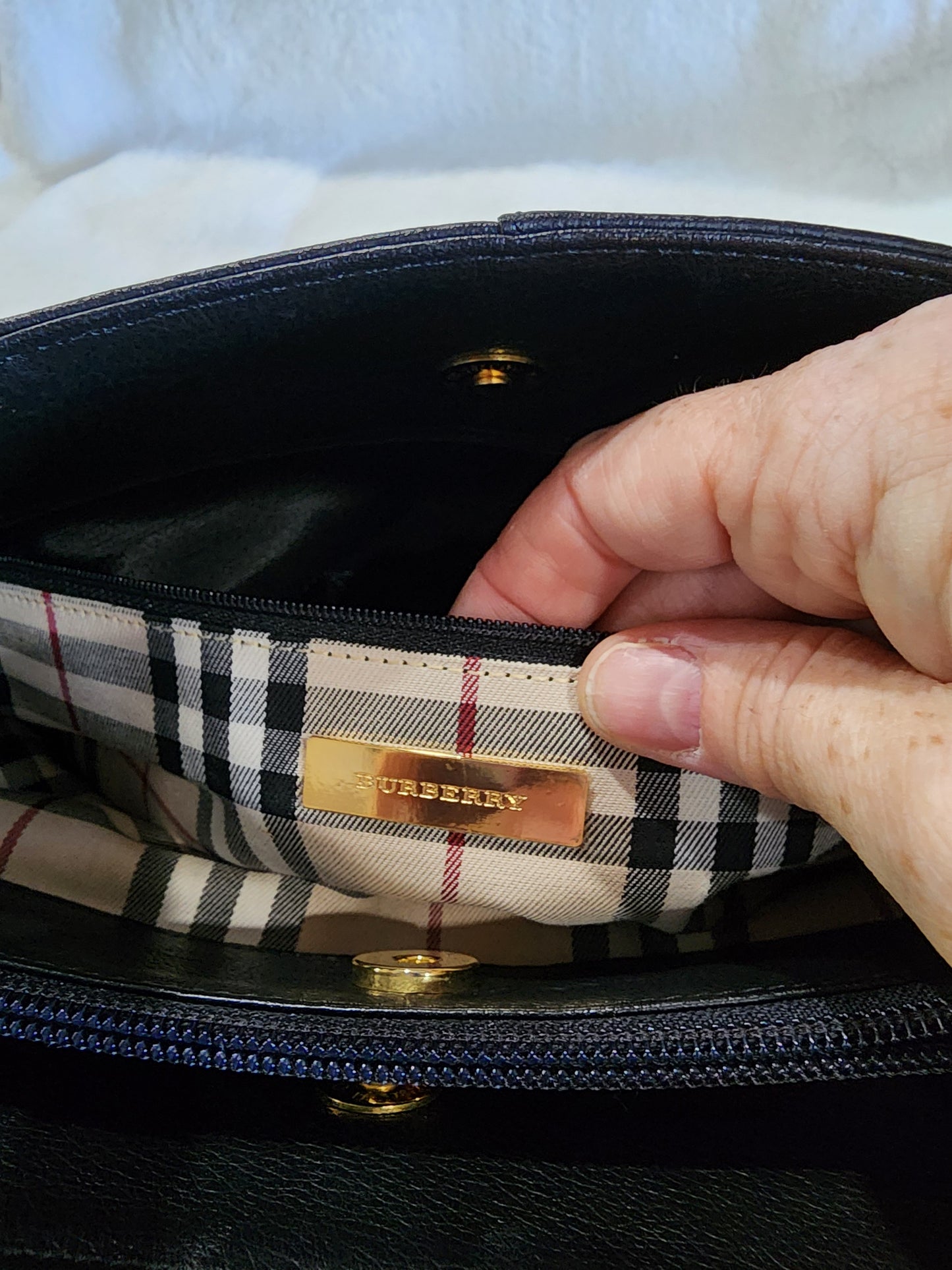 Burberry Handbag Interior Nova Check
