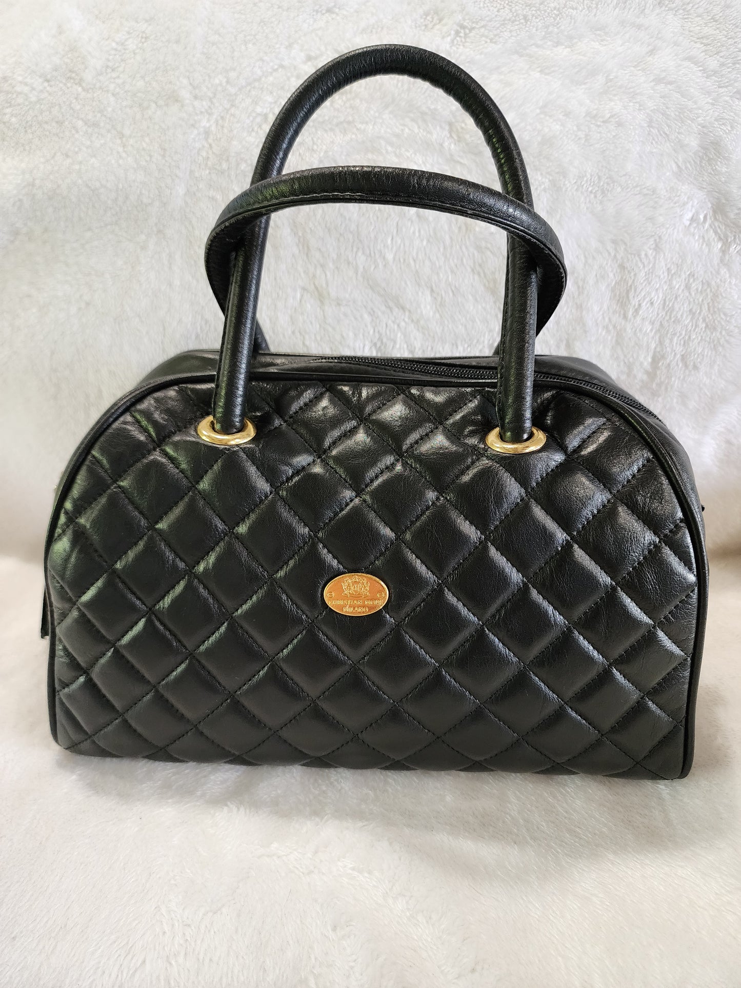 Christian Mode Quilted Handbag in Black