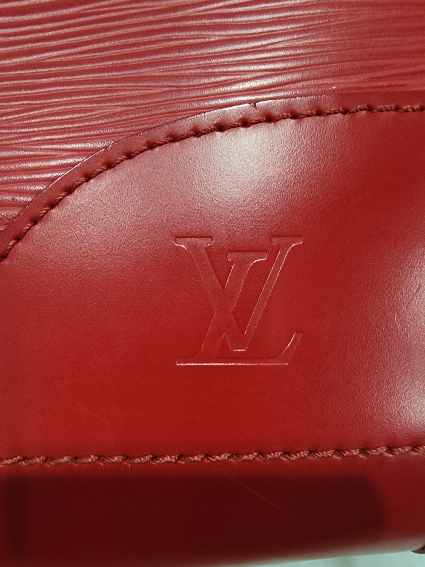 Louis Vuitton Madeline PM Red Epi Leather Shoulder Bag