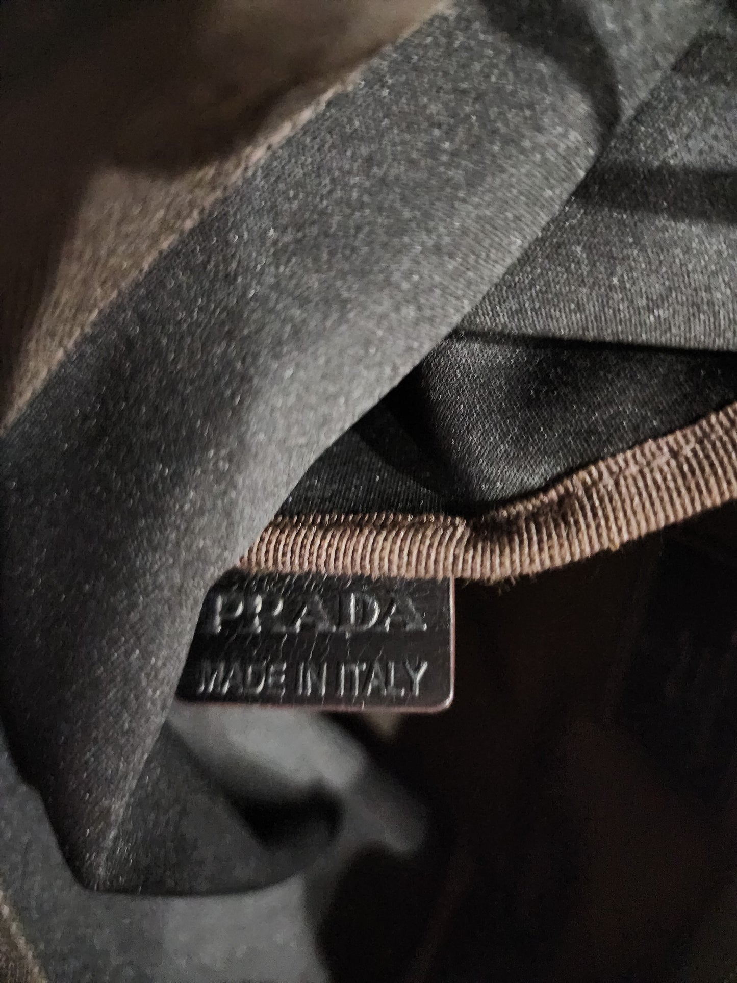 Prada Canapa Canvas Tote Bag