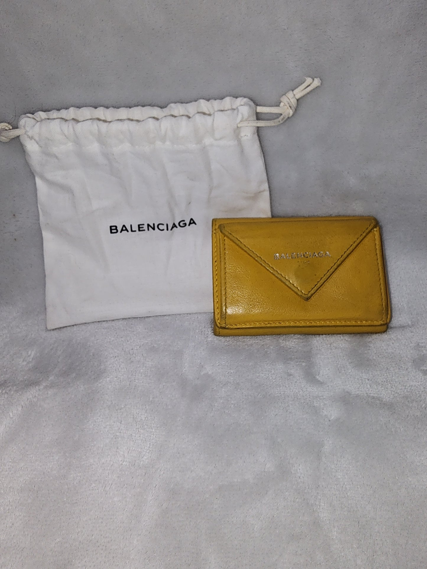 Balenciaga Paper Wallet Tri-fold Leather Women's BALENCIAGA