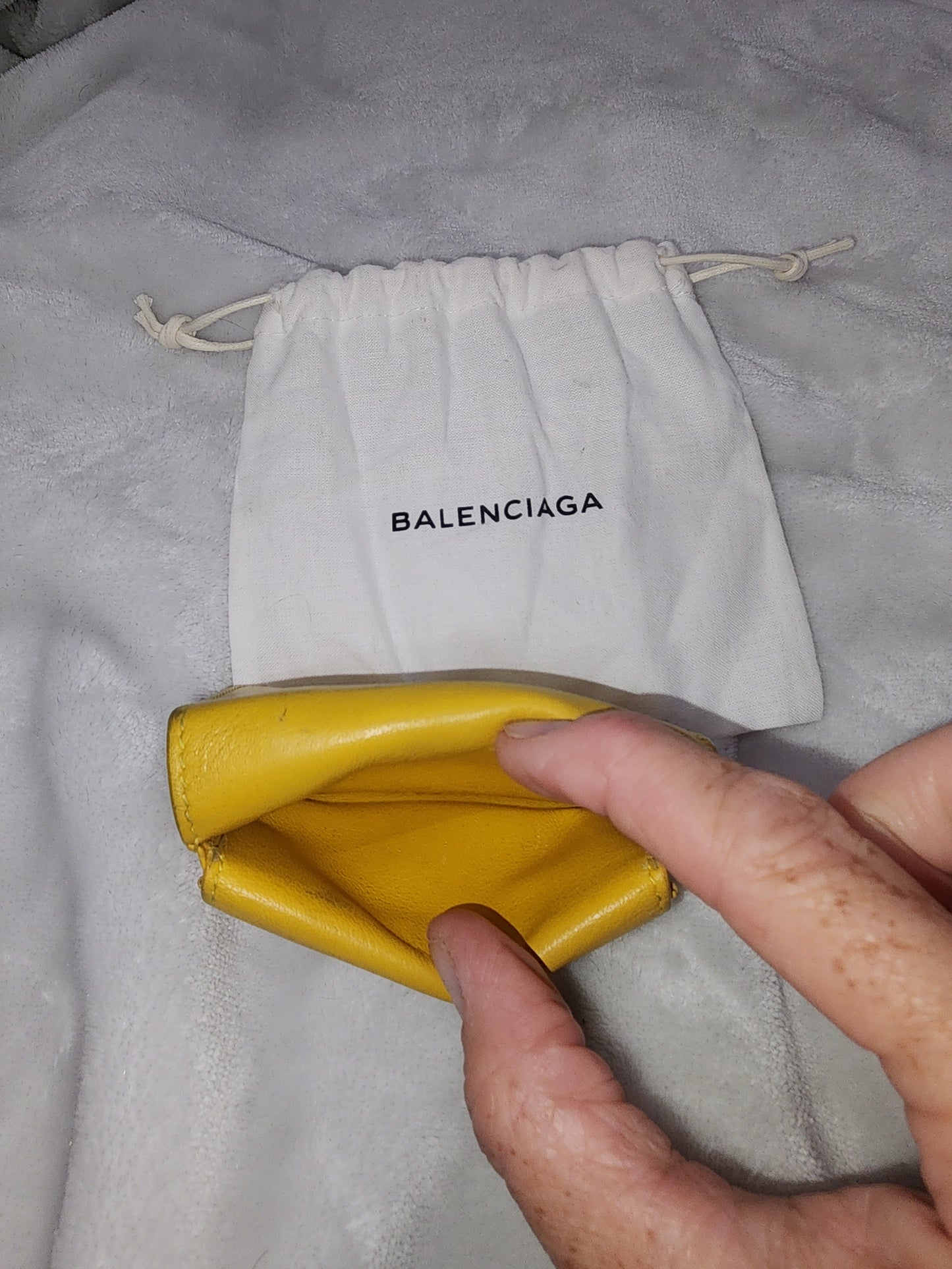 Balenciaga Paper Wallet Tri-fold Leather Women's BALENCIAGA