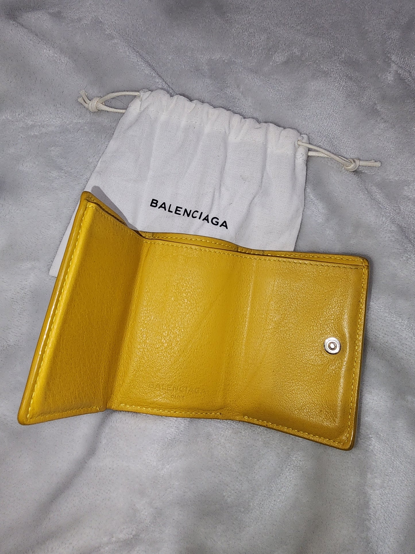 Balenciaga Paper Wallet Tri-fold Leather Women's BALENCIAGA