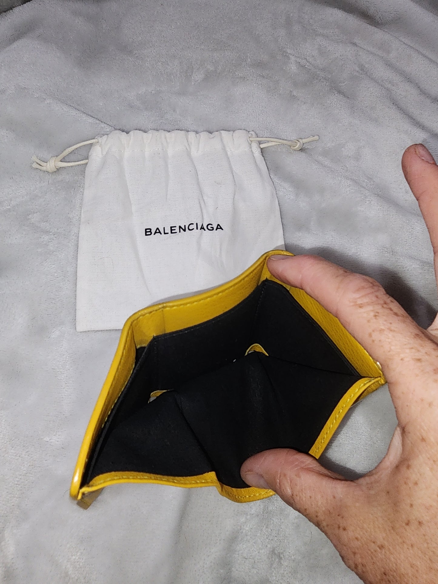 Balenciaga Paper Wallet Tri-fold Leather Women's BALENCIAGA