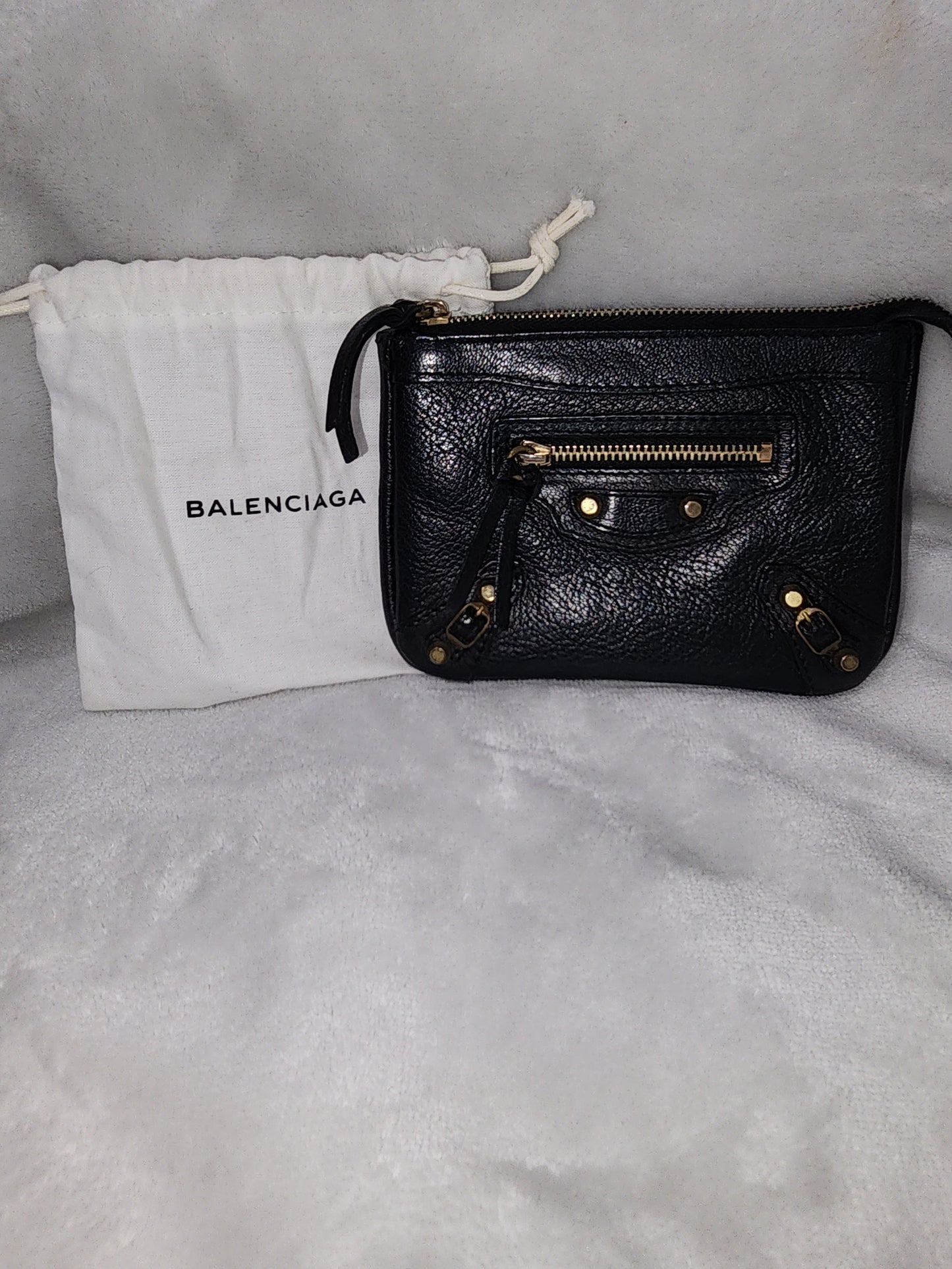 Balenciaga Agneau Giant 12 Gold Hardware M Porte-Monnaie Coin Purse