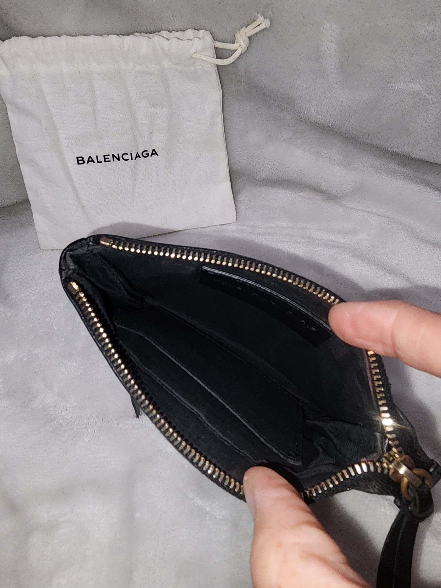 Balenciaga Agneau Giant 12 Gold Hardware M Porte-Monnaie Coin Purse