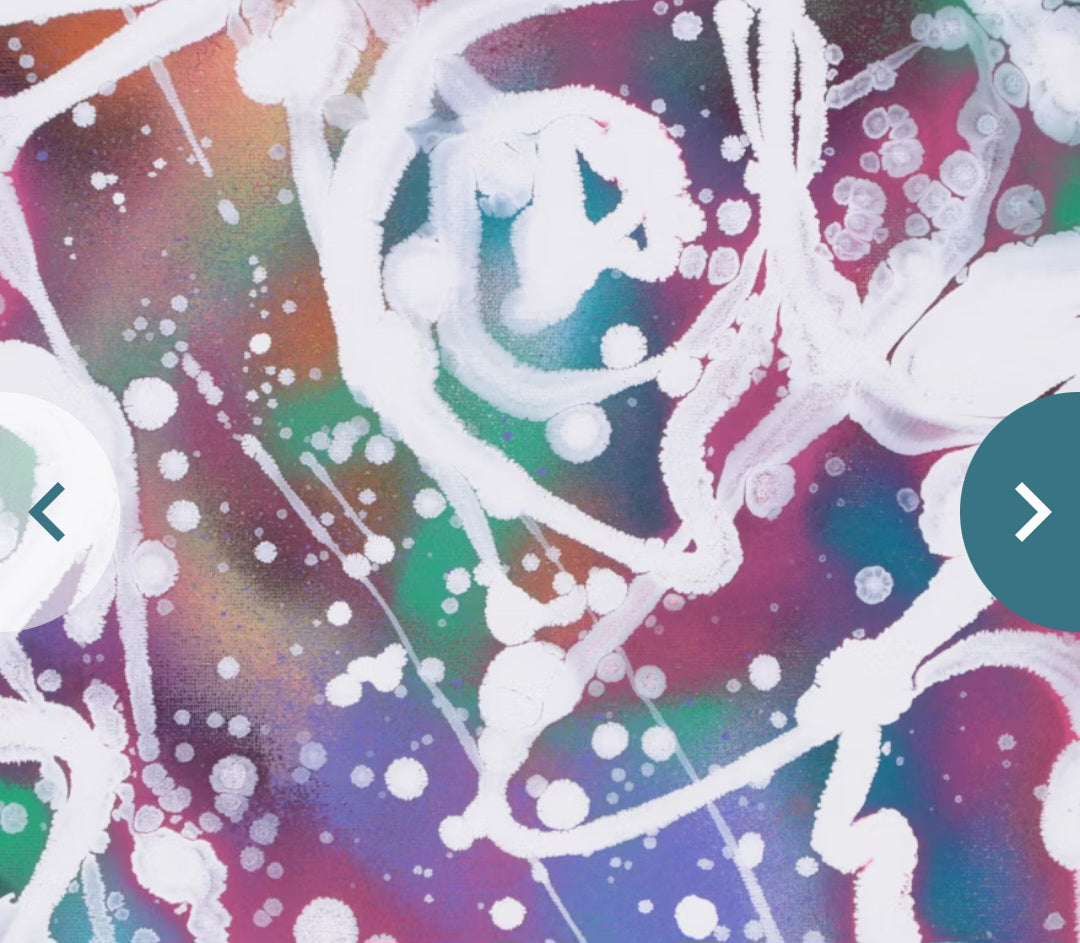 "Jason Michael Durham Abstract Expressionistic Mixed Media Painting "Dreaming It"