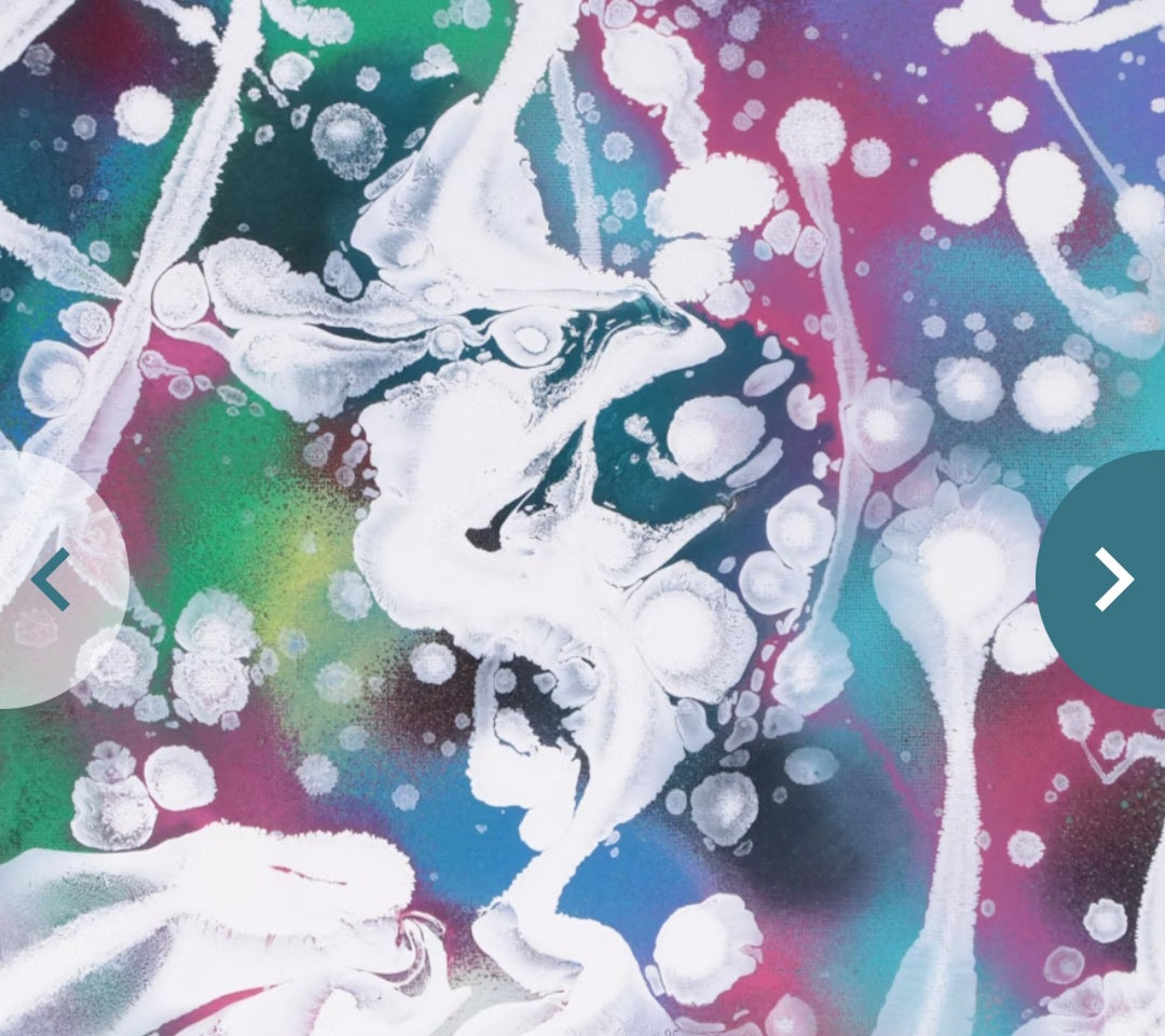 "Jason Michael Durham Abstract Expressionistic Mixed Media Painting "Dreaming It"