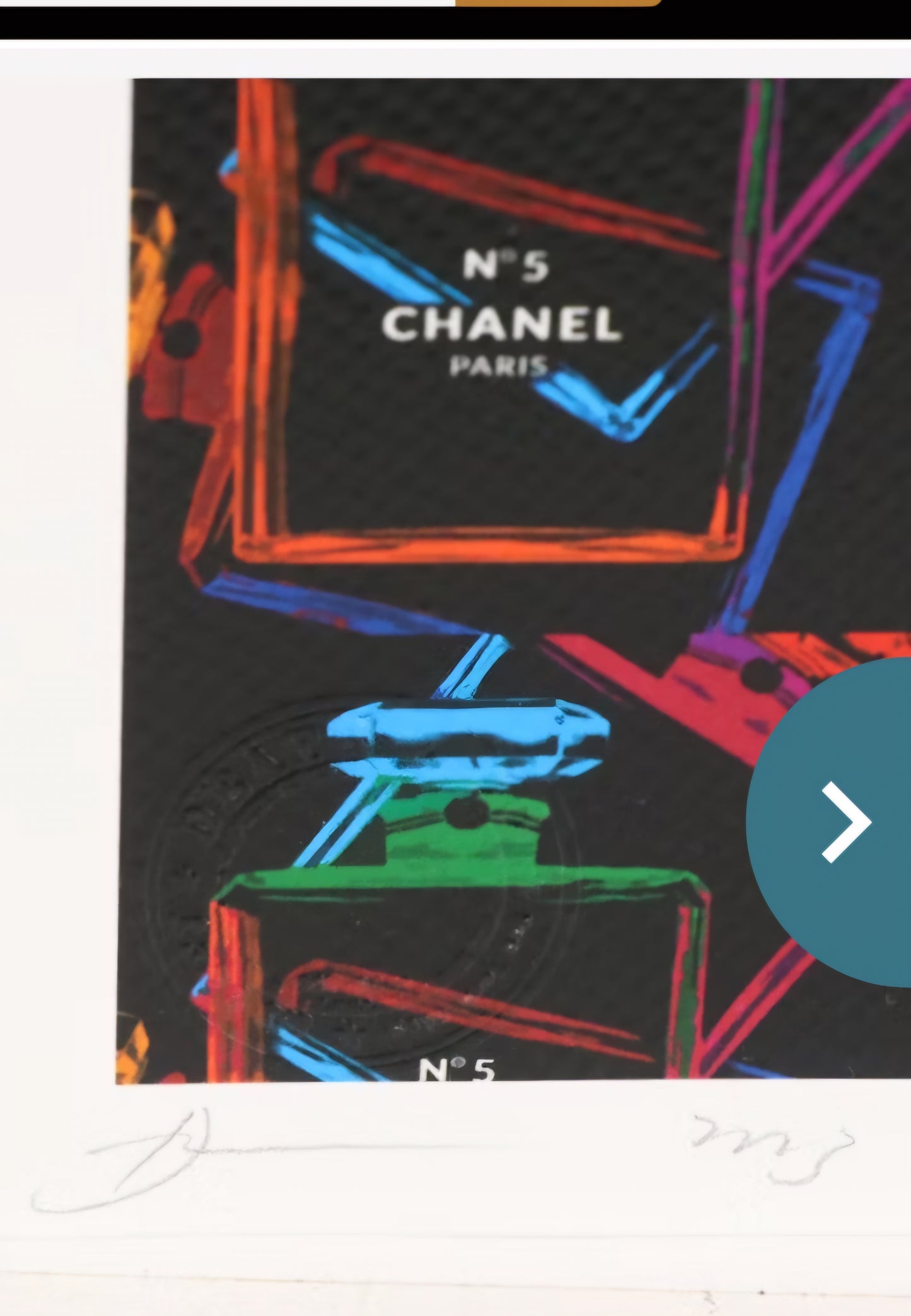"Death NYC Pop Art Graphic Print Featuring A Rolex Watch with Chanel Perfume, 2023"