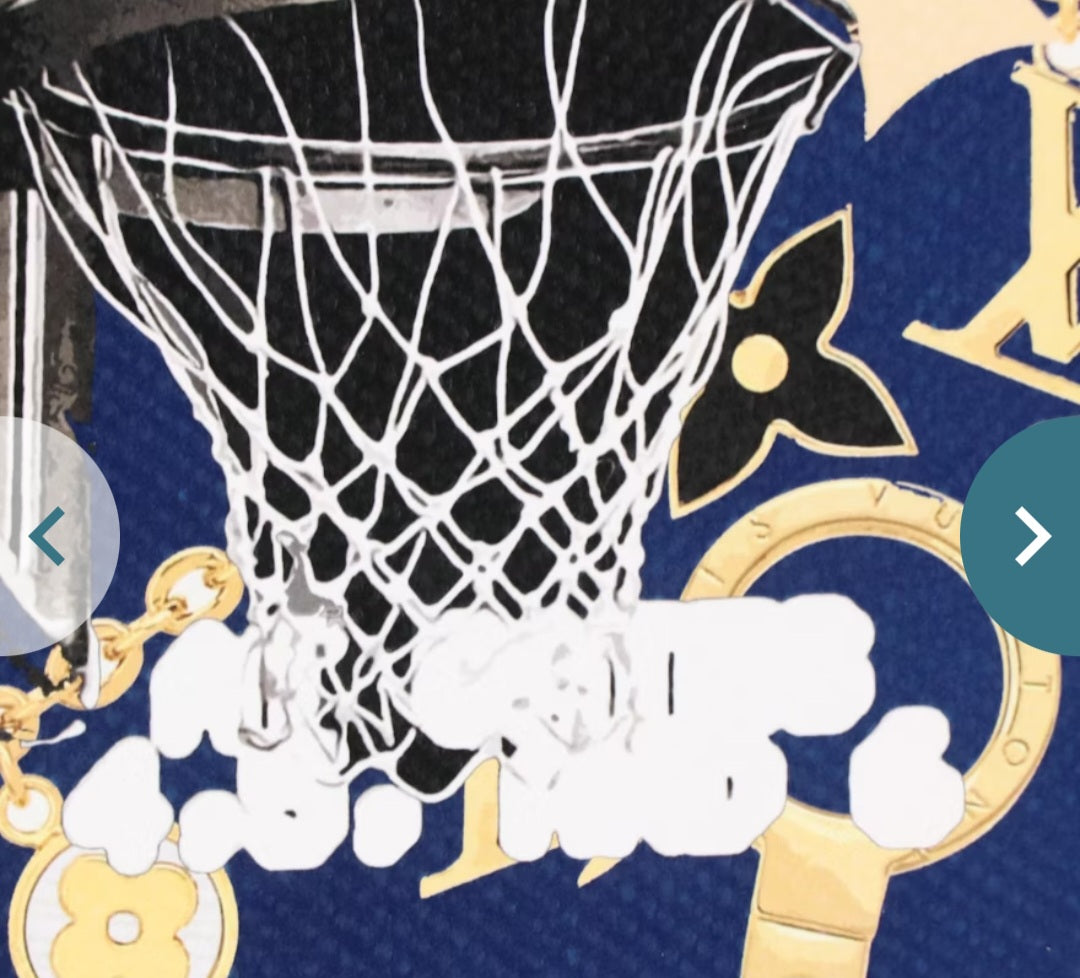 "Death NYC Pop Art Graphic Print Michael Jordan x Louis Vuitton, 2023"