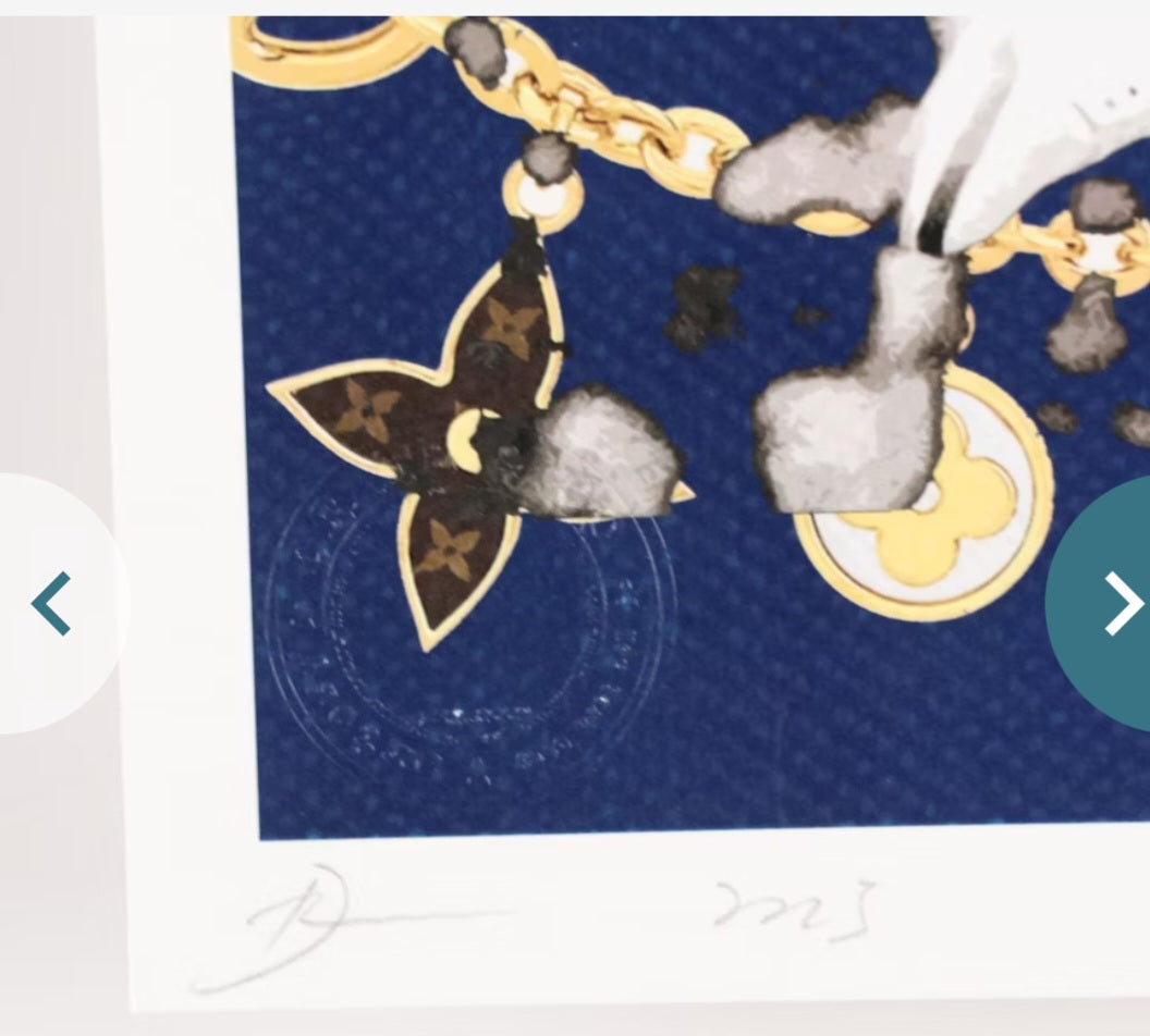 "Death NYC Pop Art Graphic Print Michael Jordan x Louis Vuitton, 2023"