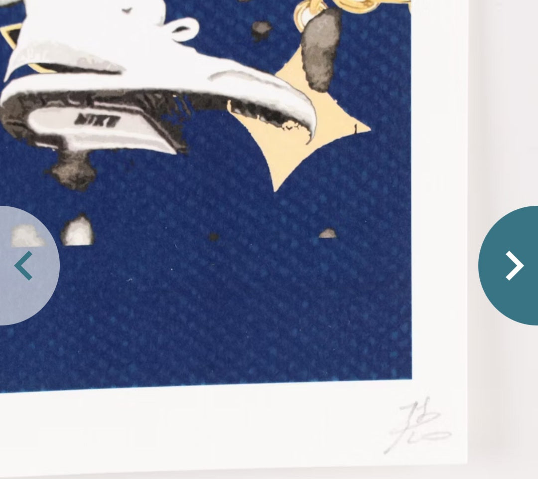 "Death NYC Pop Art Graphic Print Michael Jordan x Louis Vuitton, 2023"