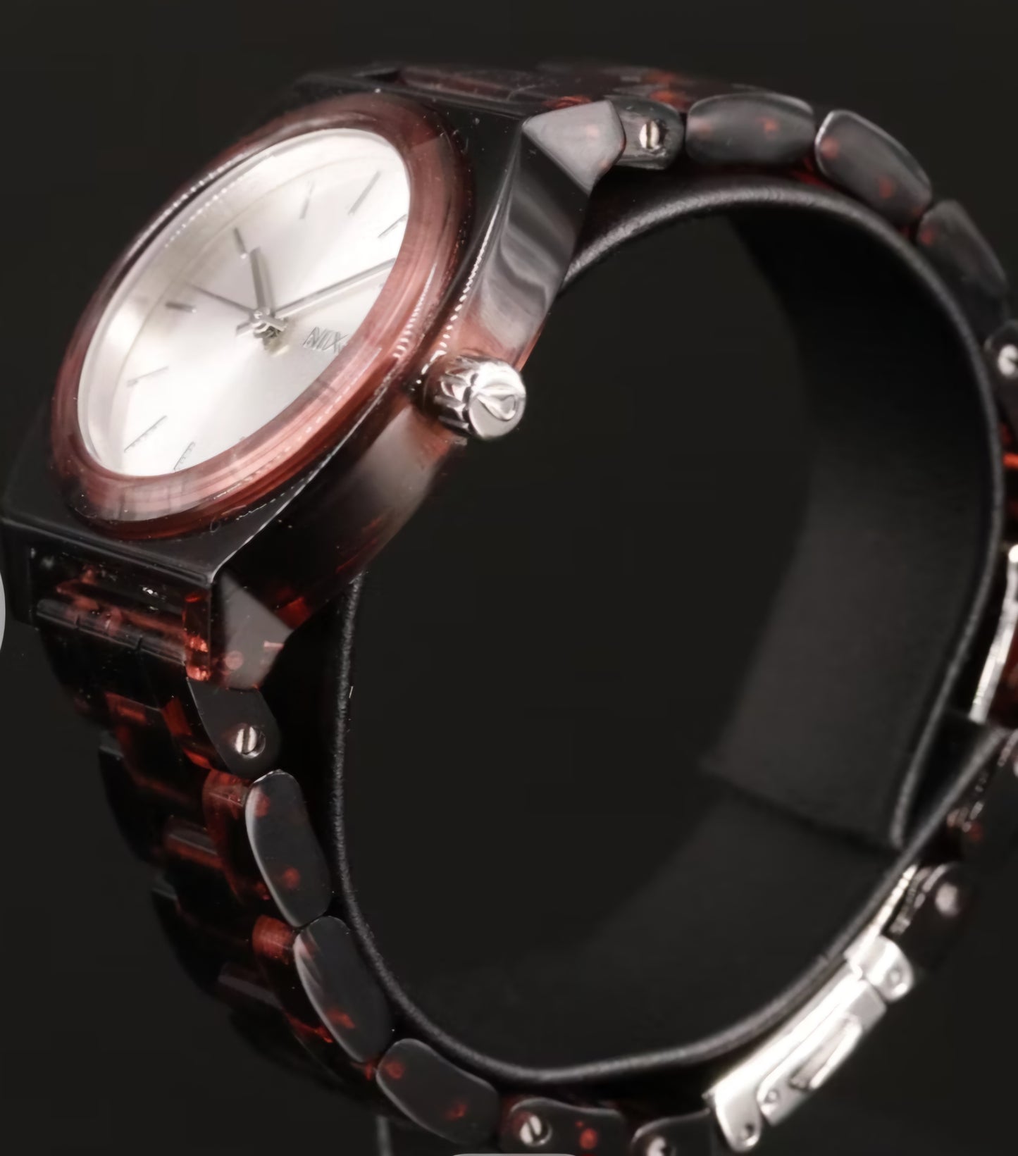 Nixon Medium Time Teller Acetate Quartz Wristwatch NEW IN BOX