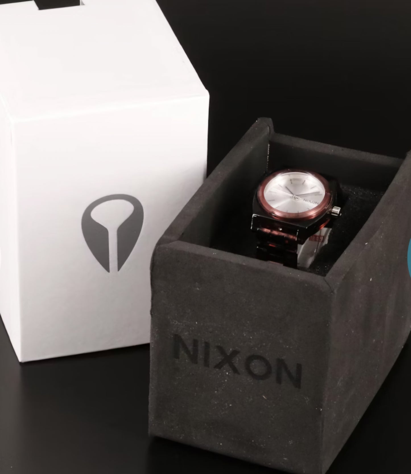 Nixon Medium Time Teller Acetate Quartz Wristwatch NEW IN BOX