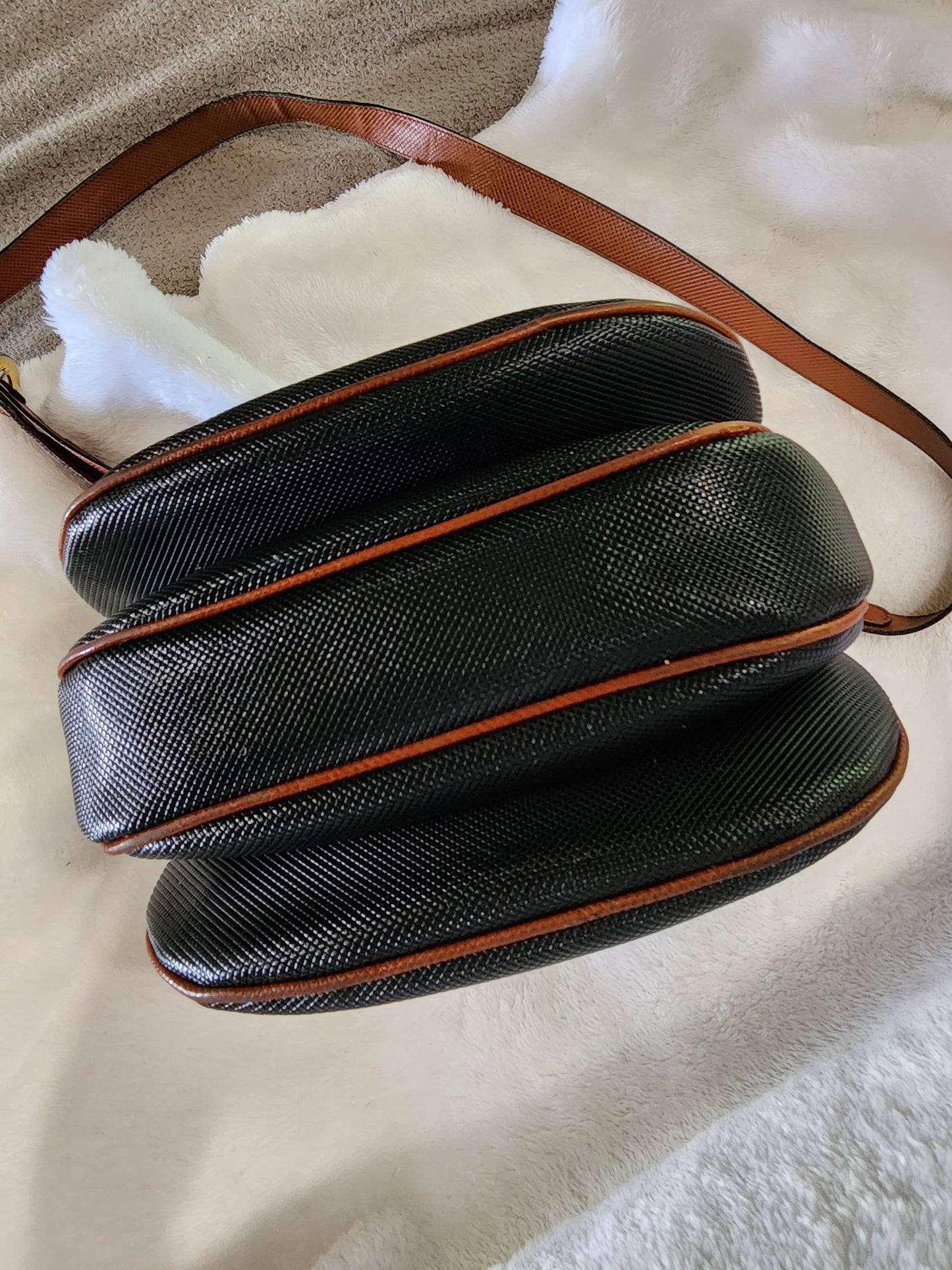 Bottega Venetta Crossbody Saddle Bag Vintage