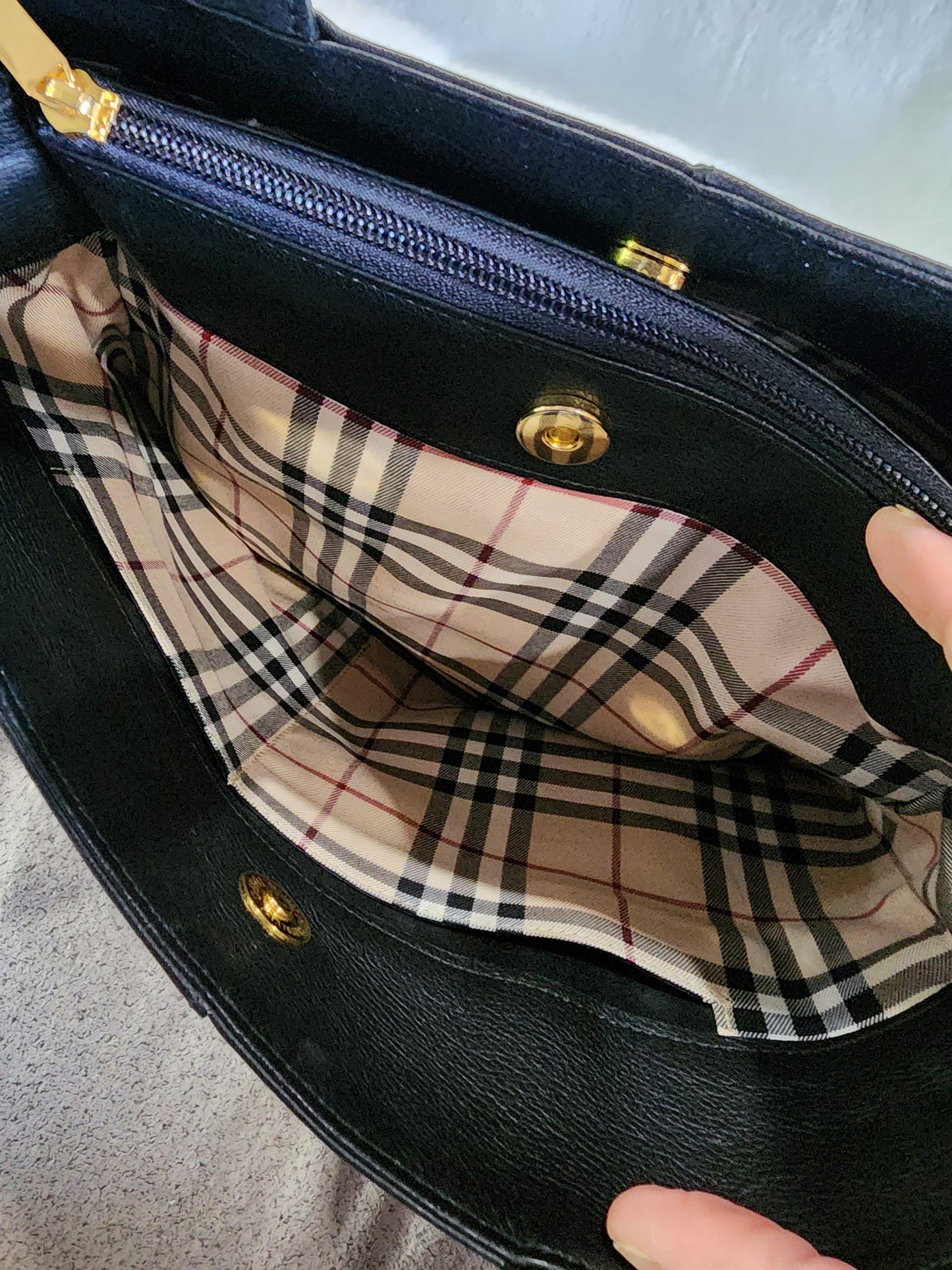 Burberry Handbag Interior Nova Check