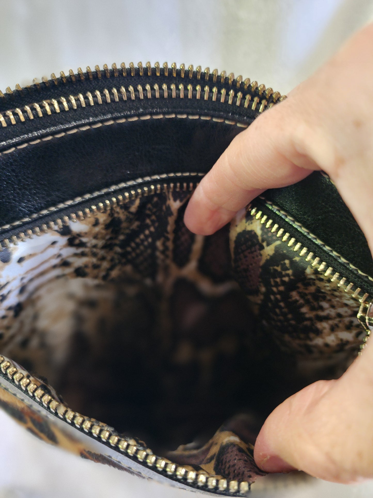 Aqua Madonna Genuine Calf hair crossbody