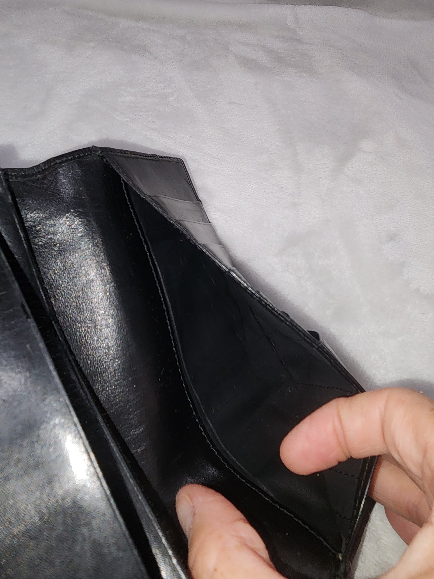 Burberry Black Label Textile and Leather Long Wallet