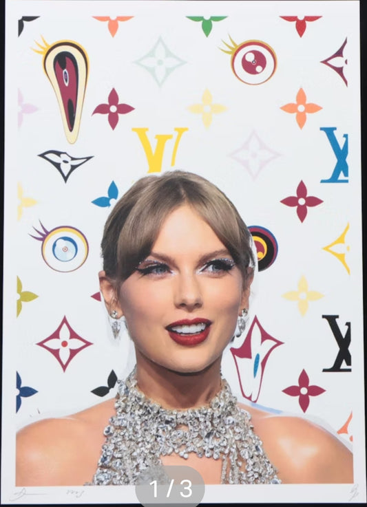 "DEATH NYC Pop Art 1338" 45x32cm Taylor Swift (Edition of 100) (2023)