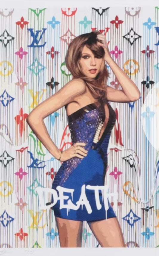 "Death NYC Graphic Digital Prints of Taylor Swift, 2023"